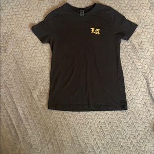 Forever 21 LA tee shirt gold